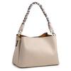 Adult Pastel Color Shoulder [Pragma] Bag, Braided, 2-way (beige)