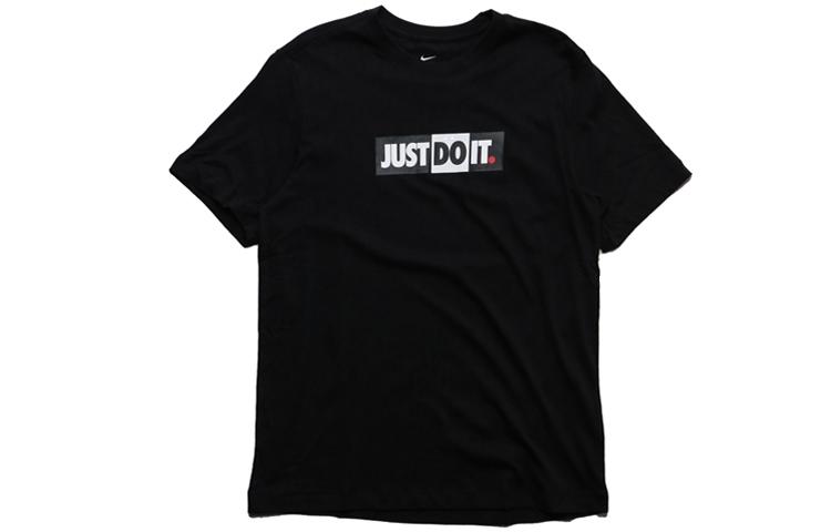 Nike Sportswear JDI T Shirts Men's Black Crew Neck Moderate Straight Fit CK2306-010