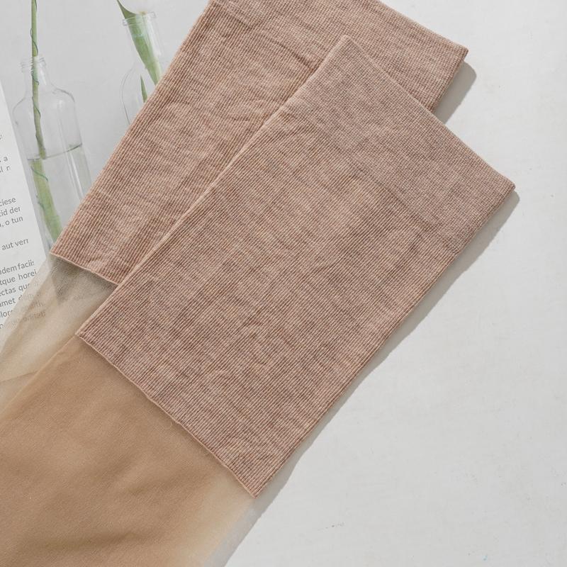 Женские гольфы до колена для кондиционируемых помещений Тонкие бесшовные чулки выше колена с рисунком «лапки кошки» Противоскользящие, устойчивые к зацепкам