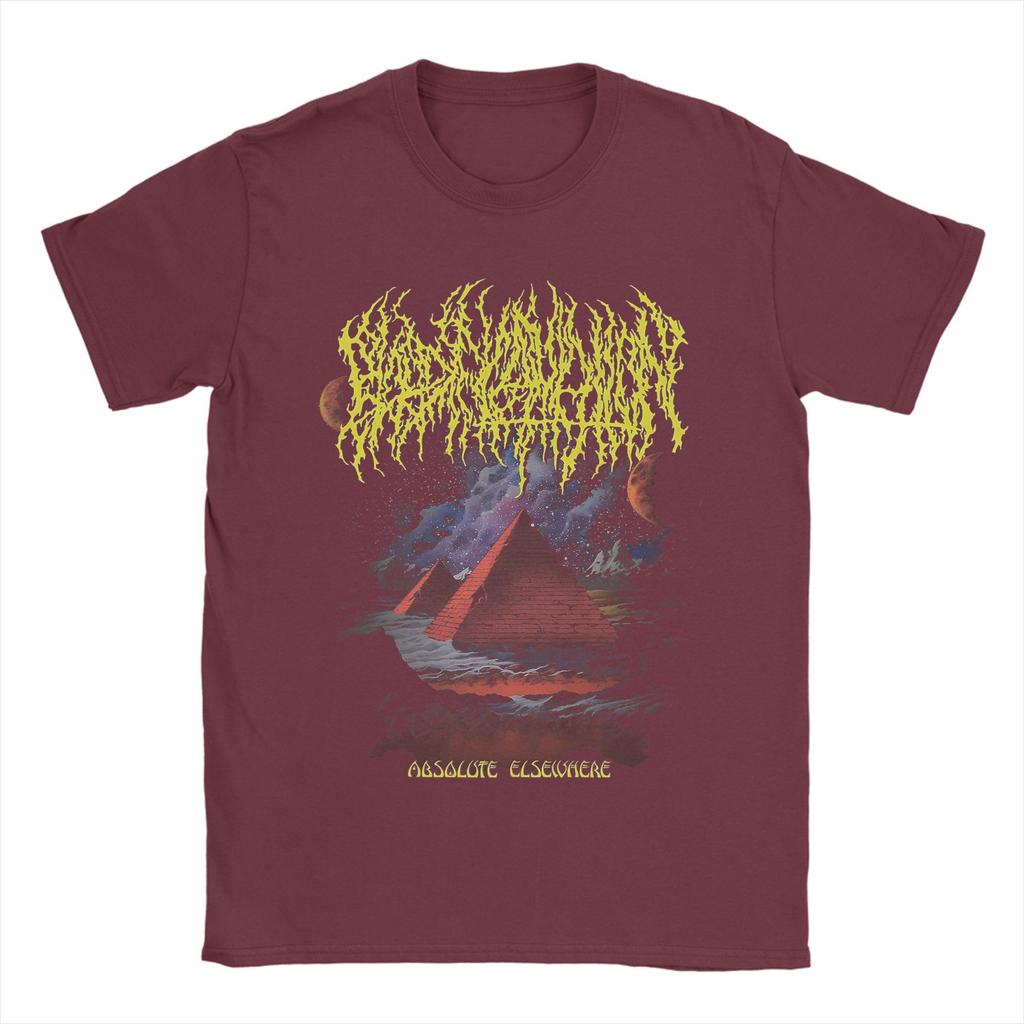 Повседневные футболки с пирамидой Blood Incantation для мужчин, с круглым вырезом, из чистого хлопка, с коротким рукавом, летние топы