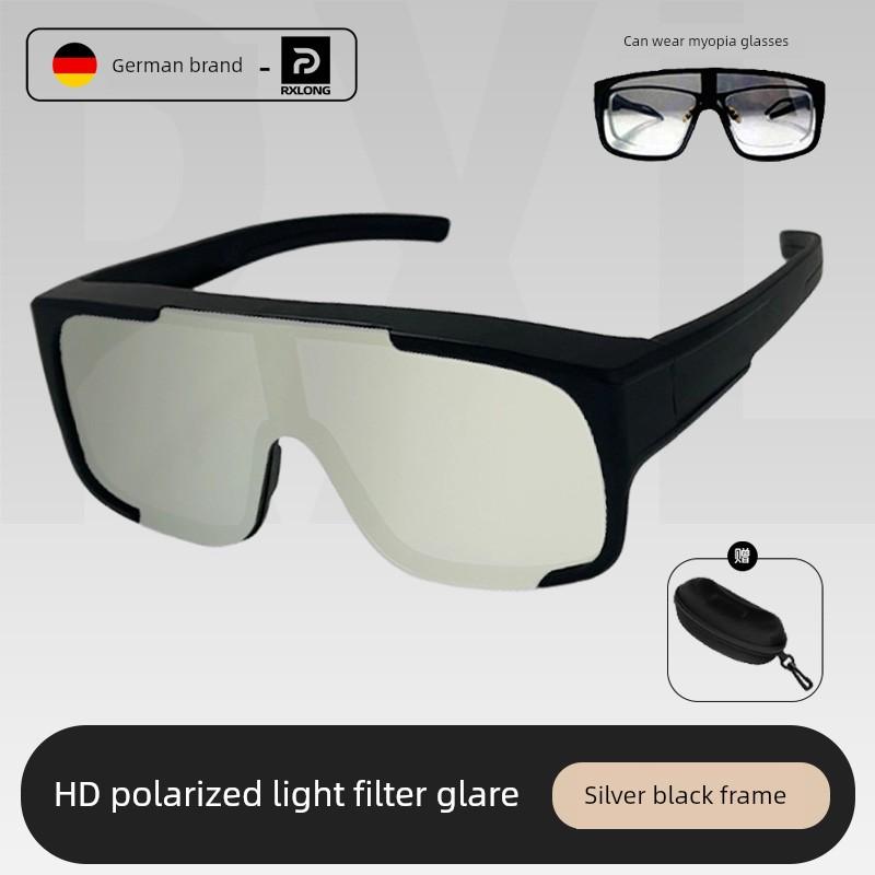 German Hiking Goggles Can Wear Glasses Mountain Climbing Myopia Set of Glasses Snow Mountain Sunglasses Cycling against Wind and Sand Outdoor Desert