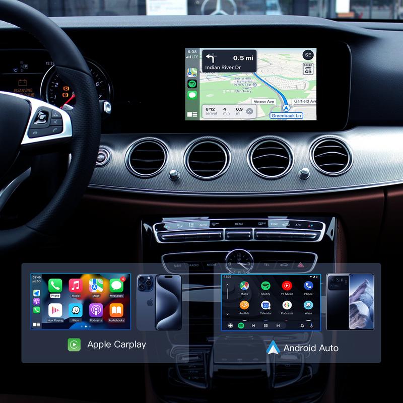 CARABC Беспроводной CarPlay Android Auto Для Mercedes NTG5.0 NTG4.5 A B C CL S CLA CLS CLASS GLA GLS GLC GLE V250 V260 Sprinter