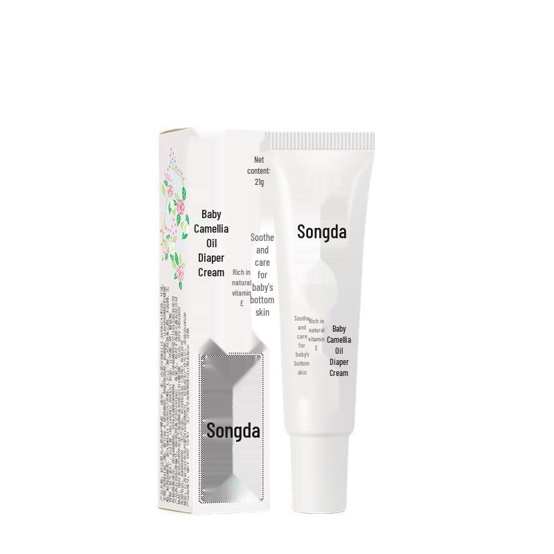 Songda Baby Camellia Oil Diaper Rash Cream 21g - Infant & Toddler PP Cream for Irritation Relief