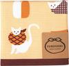 Полотенце Miyamoto Miyamoto Фуросики Ланч-бокс Маленький Фуросики для домохозяйки с кошкой 50 x 50 Изделие 30044 (Сделано в Японии) Ткань, Хлопок, Дизайн, Прибл.
