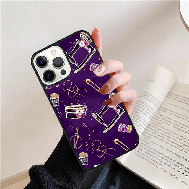 Любовь Швейная машина Узор Ракушка Для iPhone 17 Air 15 16 14 13 12 Pro Max 11 Pro Max Plus Чехол для телефона