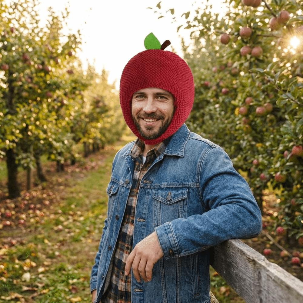 Funny Lychee Plush Hat Cartoon Party Costume Head Cover Costume Hat Food Shape Hat Christmas Gift