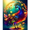 Frame Diy Painting By Numbers For Adults Modern Picture Colorful Peacock Animals Handpainted Acrylic Paint On Canvas For Home Decoration 40x50