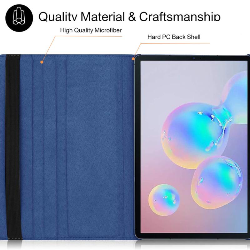 Чехол для планшета Samsung Galaxy Tab S8 Plus 2022/S7 FE 2021 12,4 11 360, откидной кожаный чехол с вращающимся кронштейном, Tab S8 Ultra 5G 14,6