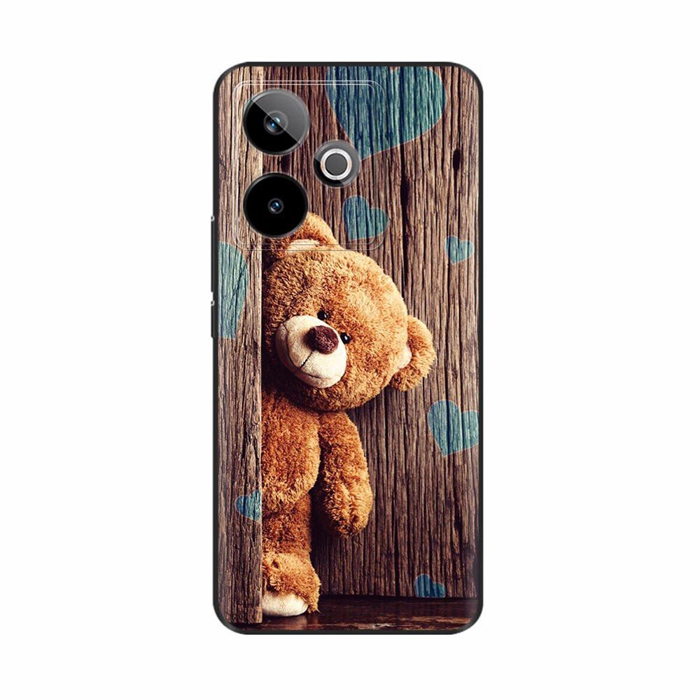 Чехол для Realme GT 7 Силиконовый Мягкий ТПУ Задняя крышка телефона Для Realme GT 7T Чехол Милые Мультяшные Чехлы Для Oppo Realme GT7 Fundas Сумки