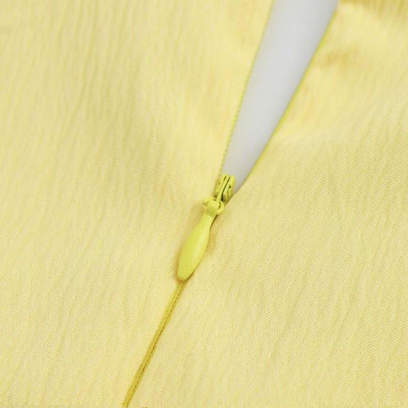 Kaslead New Women Clothes Western Style Fashion Laminated Frill Sleeveless Waist-Exposed Dress