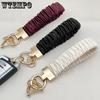 Stretchy Wristlet Keychain Scrunchie Style Keychain with Key Rings Car/Door Keys/Bags Hanging Pendents Daily Anti Loss Keychains
