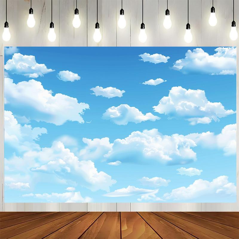 VIKAMA Healing Sky Landscape Tapestry Outdoor Decorative Cloth Photography Event Atmosphere Decoration Background Cloth