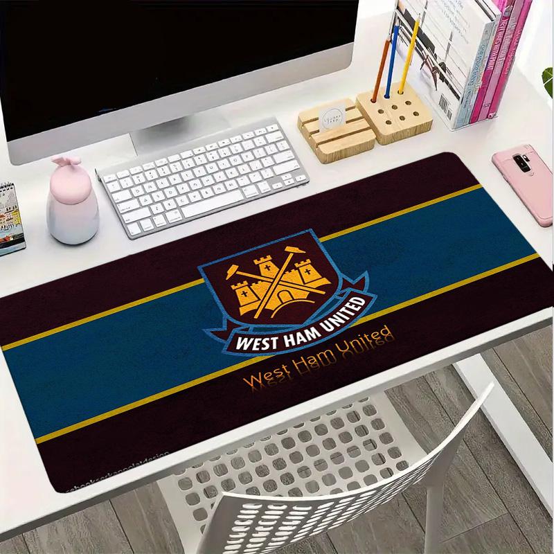 West Ham United Crest Mouse pad Mouse pad, Gaming Mouse Pad, keyboard pad, Desk Decor for computer notebook Fan Gift Birthday Gift
