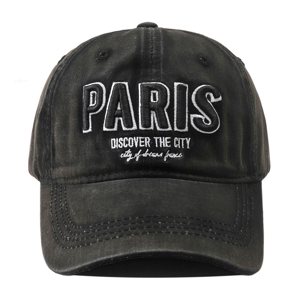 Новая корейская хлопковая бейсболка с вышивкой букв Paris, унисекс, для улицы, солнцезащитная, регулируемая, хип-хоп, снэпбэк, кепки для женщин, мужчин