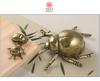 Solid Brass Beetle Ladybug Figurines Miniatures Tea Pet Funny Insect Crafts Collection Desktop BIG Ornaments Home Decorations
