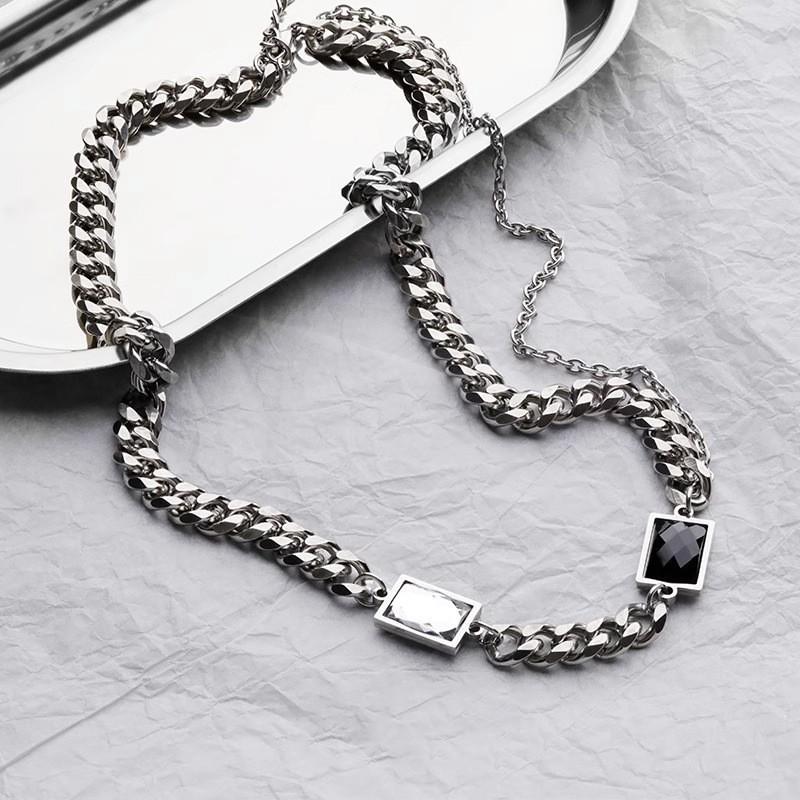 Unisex Copper Alloy Necklace Electroplated Durable Non-Fading Jewelry Sweater Chain Personalized Fashion Accessory