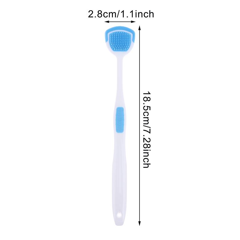1/5 Pcs Tongue Scraper Oral Cleaner Brush Soft Silicone Cleaning Tongue Toothbrush Mouth Fresh Breath Scraping Hygiene Care Tools