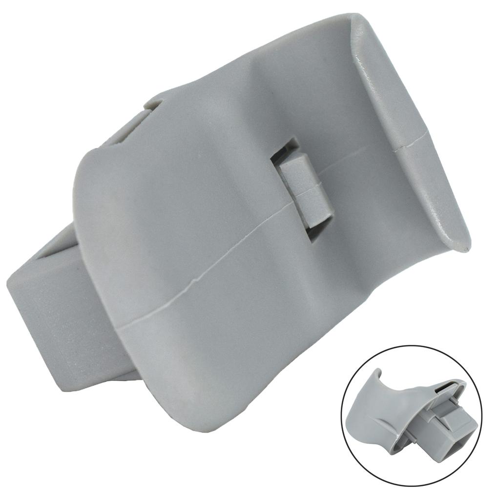 2 шт. Автомобильный зажим для солнцезащитного козырька, серый адаптер LC6269261B77 для Mazda 3 BK 5 6 CX-7 CX-9 RX-8 RX-9 MPV, зажим для солнцезащитного козырька