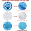 SIQUK 12 Pieces Car Polisher Pad Bonnet 5-6 Inch Polishing Bonnets Microfiber Waxer Bonnet Polishing Pad Bonnet Buffing Pad Cover Buffer Bonnets For