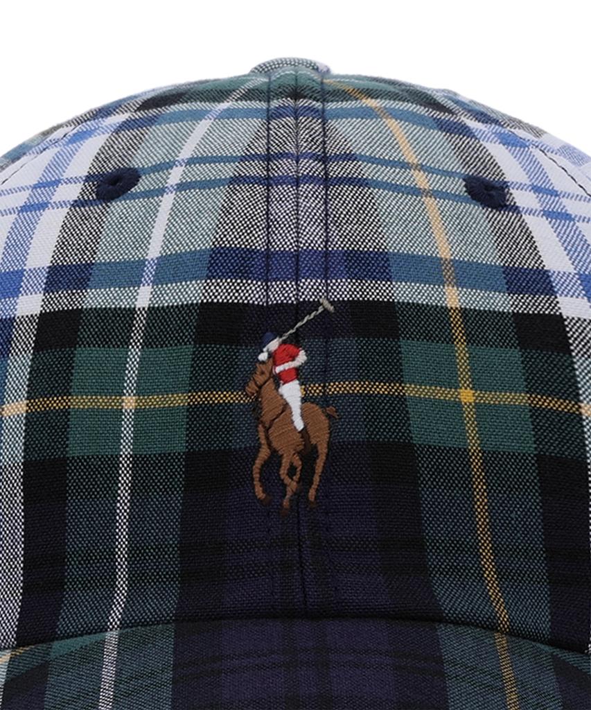 Кепка-бейсболка в клетку Oxford от POLO RALPH LAUREN - Белая