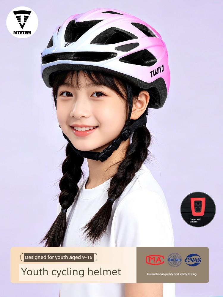 Mtetem Youth and Kidsren's Helmets, Cycling Equipment, Girls' Bicycle Protective Gear, Safety Helmets, Mountain Bikes, Bicycles