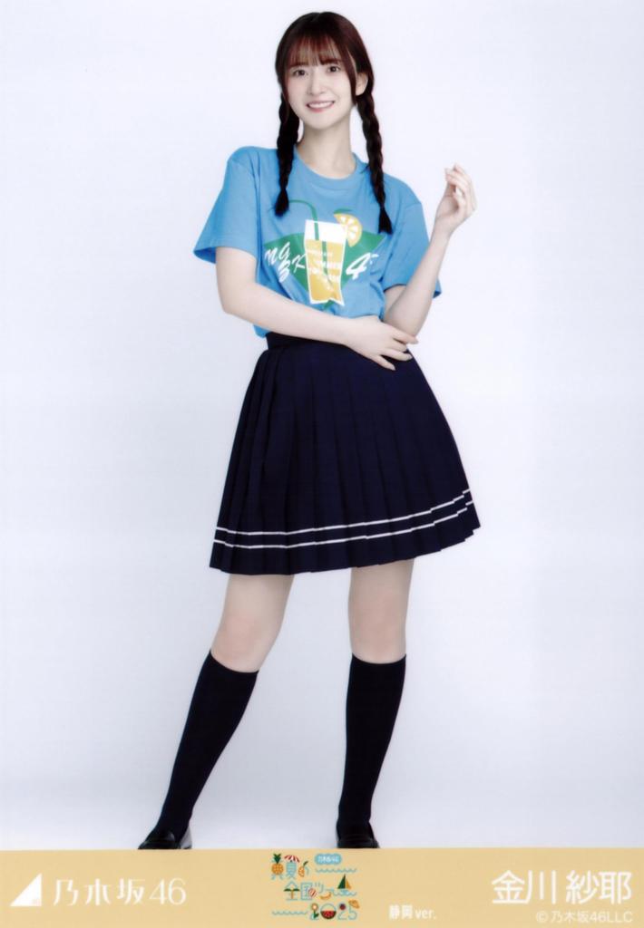 Nogizaka46 Raw Photo Midsummer National Tour 2025 T-shirt Shizuoka ver. Complete set of 3 Saya Kanagawa