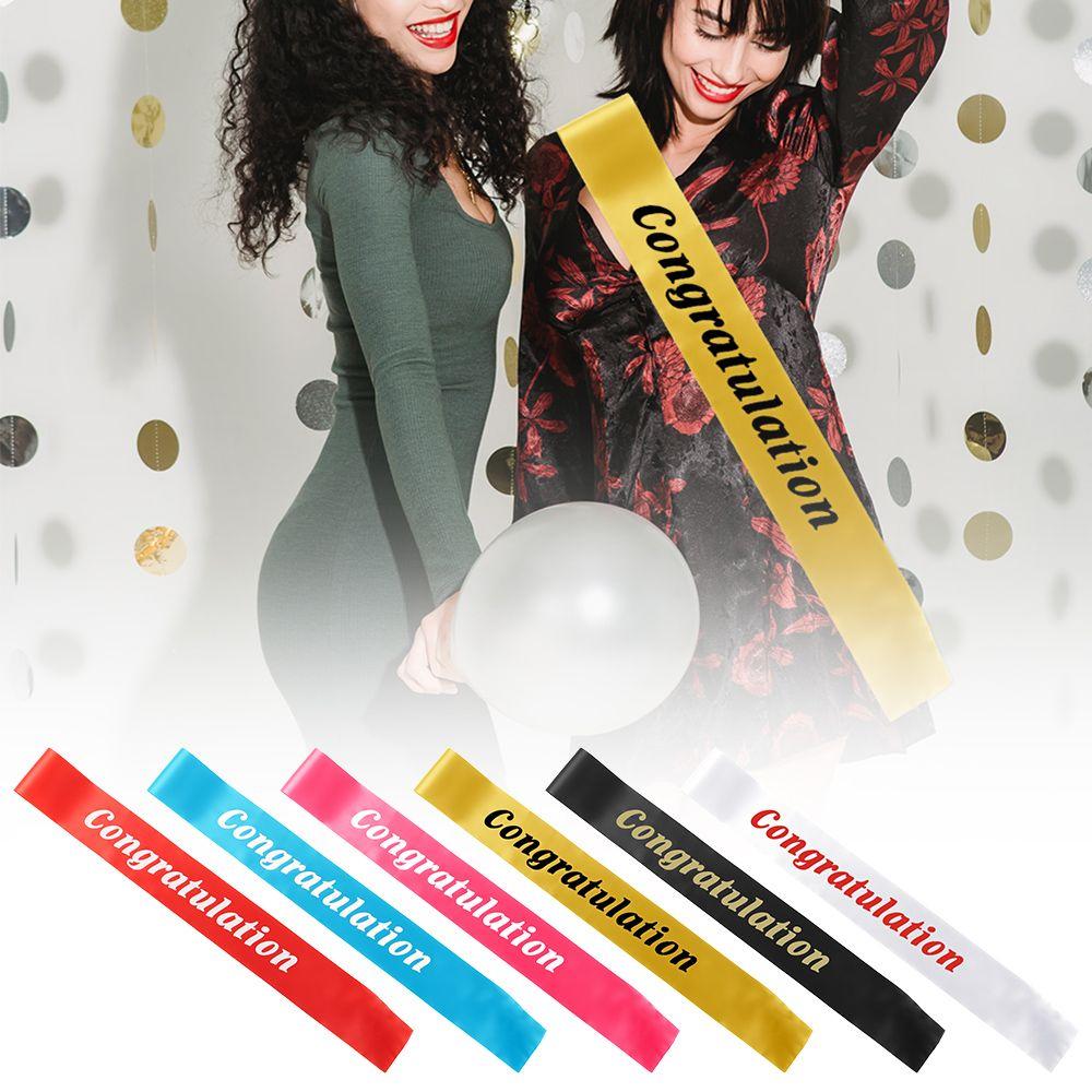 Модный фестиваль Выпускной вечер Аксессуар Плечевой ремень Пояс Украшение Поздравление Пояс