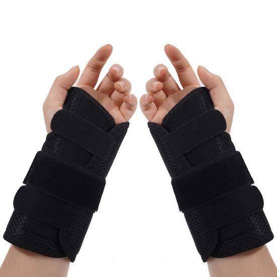 1 пара бандажей для запястья при карпальном туннельном синдроме, поддержка при артрите, тендините, растяжении, фиксатор для руки, защита, дышащая шина-поддержка для травм, упражнений