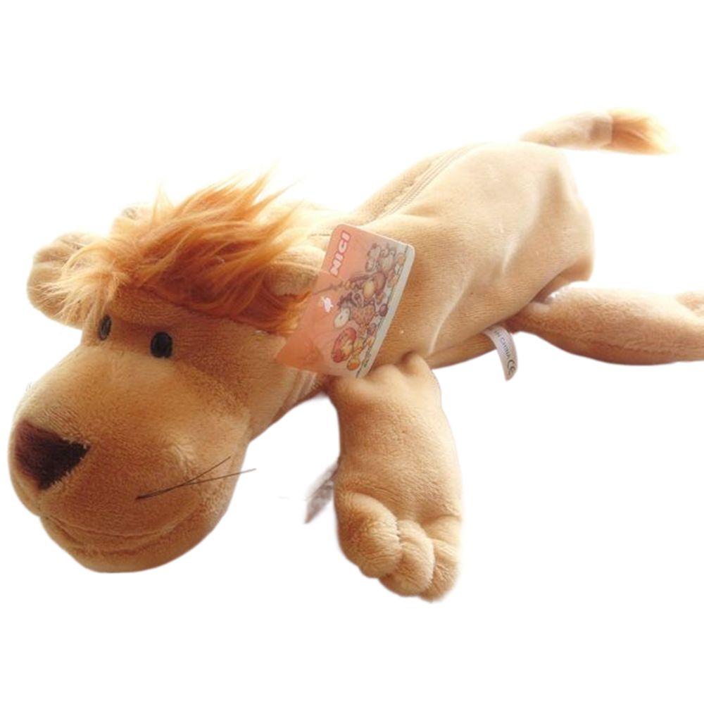 Gift Elephant Creative Pen Pouch Lion Pencil Case Cosmetic Bag Plush Pencil Bags Stationery Bag