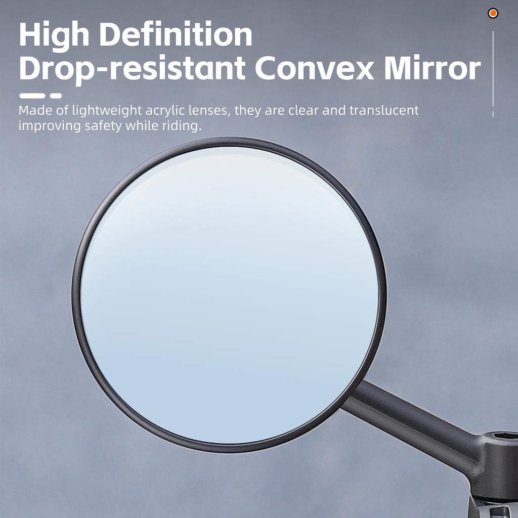 Заглушка на руль велосипеда Зеркало заднего вида Регулируемый руль велосипеда Антибликовое зеркало Складной велосипед