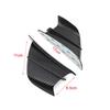 Black Carbon Fiber Style Motorcycle Pages Winglet Wing Spoiler Air Deflector 2x