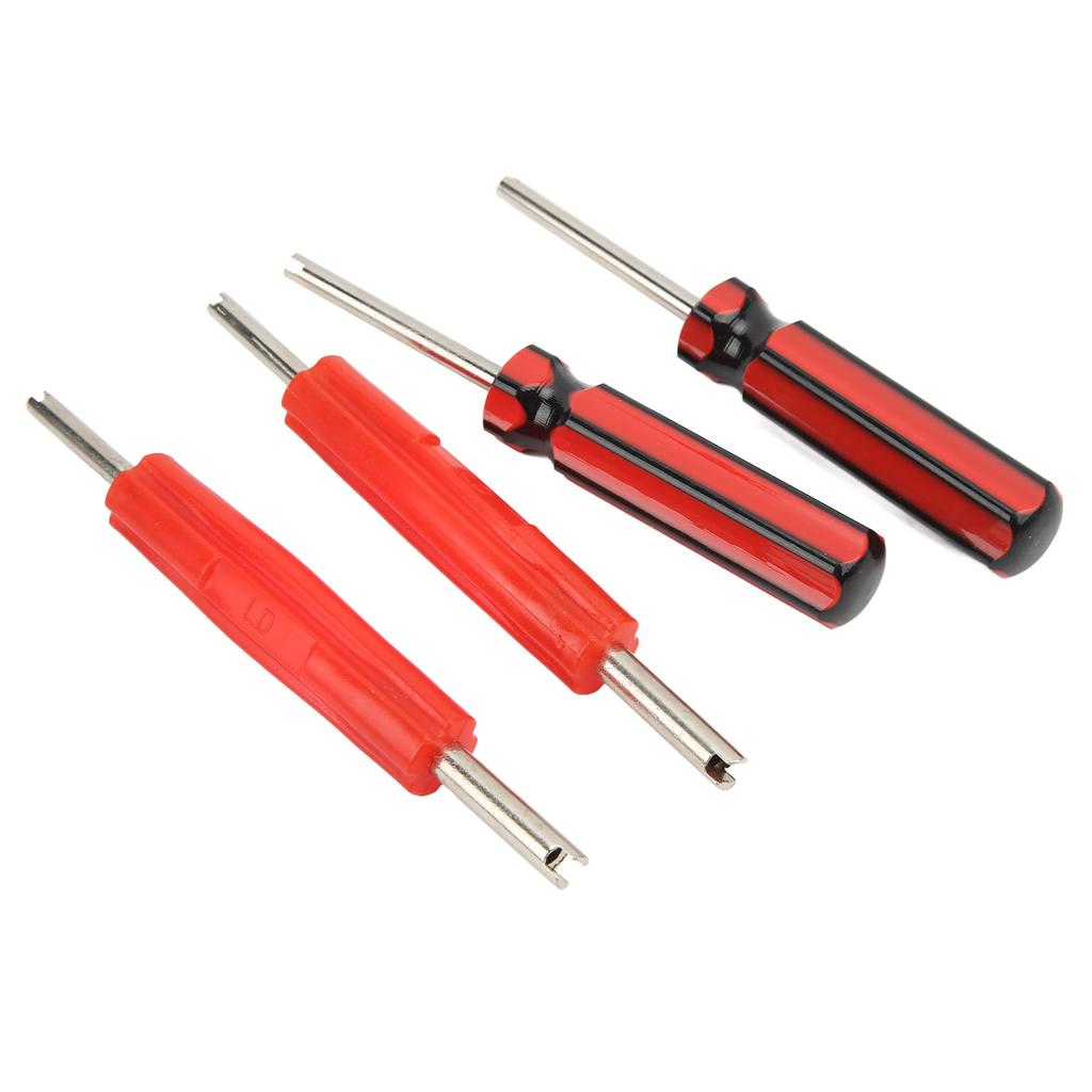 6шт. Набор инструментов для снятия сердечника вентиля шин, установщик, одинарный, двойной, 4-ходовой клапан, инструмент для легковых и грузовых автомобилей