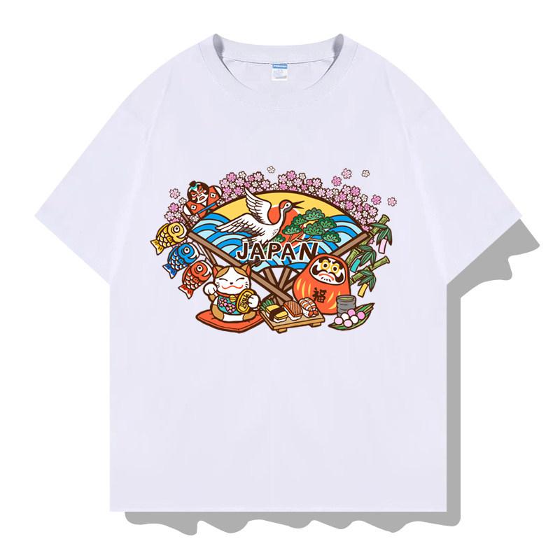 New Tokyo Japan Cultural Eleunisexts Characteristic Theme Tourism Souvenirs Shortsleeved Tshirt Clothes Halfsleeved