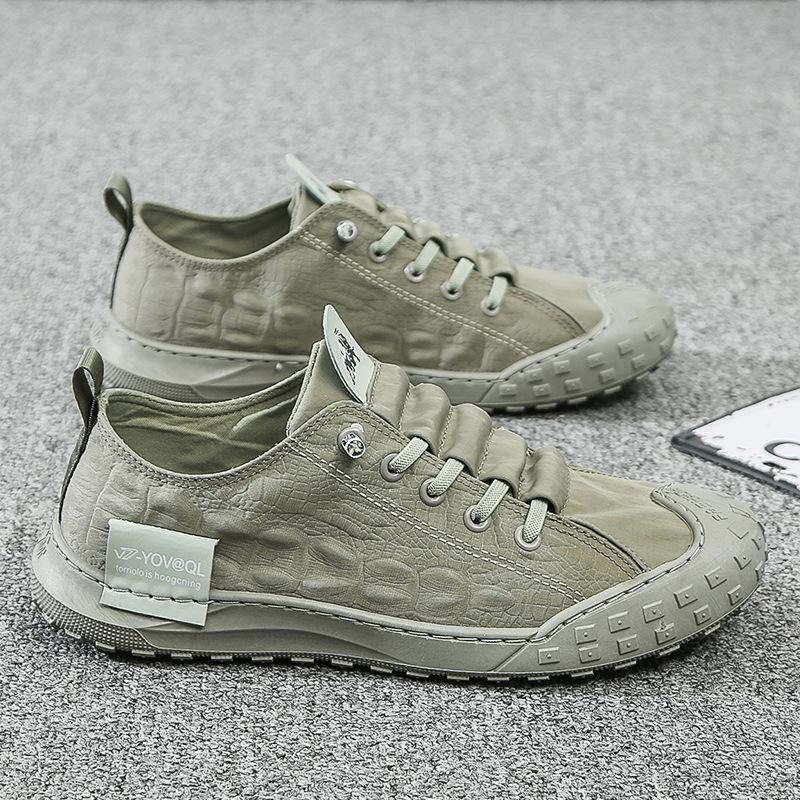 Crocodile Pattern Breathable Mens Sports Casual Shoes Comfortable Non Slip Walking Shoes for Travel Daily Outdoor Wear