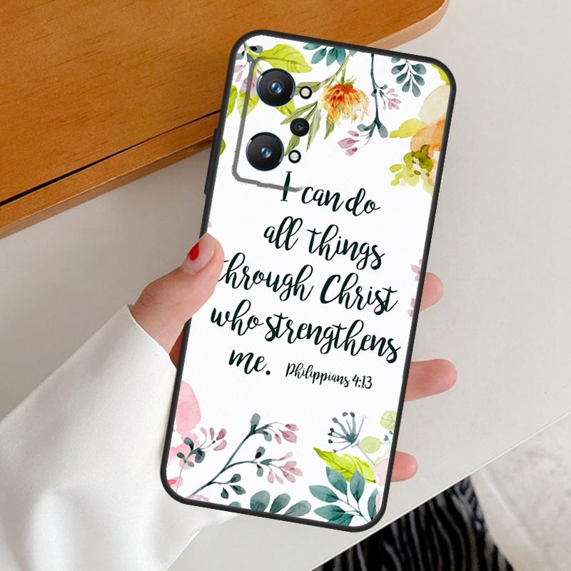 Библия Иисус Христос Для Realme 12 Pro Plus 11 10 9 C67 C55 C53 C51 C31 C35 C33 C30 C21Y C25s GT5 GT Neo 6 Чехол