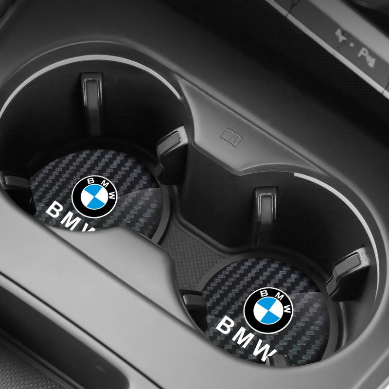 Car Water Cup Pad Rubber Mat For BMW E90 E60 E71 F30 F20 F10 E87 E92 E91 X3 Holder Coaster Auto Interior Anti-skid Cup Holders blvc18