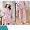 High Quality Stylish and Professional Two-Piece Suit for Women: Unique Sophisticated Blazer and Wide-Leg Pants Set