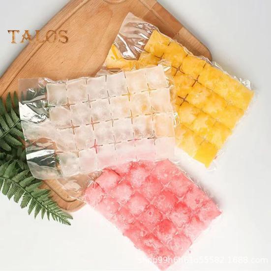 20Pcs Ice Cube Trays Self-sealing Ice Making PVC Eco-friendly Disposable Ice Cube Bags Refrigerator Supplies