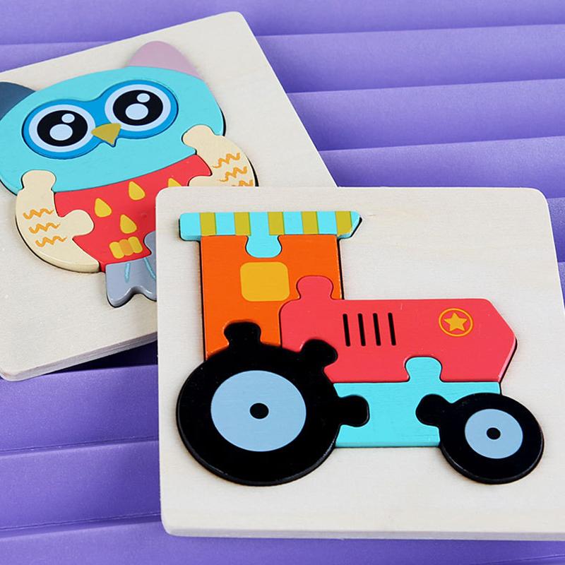 Детская развивающая игрушка деревянные пазлы