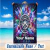 Beach Towel Custom Name Text, Quick Dry Large Towel For Beach HomeManchester City