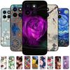 3D Чехлы с тиснением цветов для Honor X6c / X6b / X6a Рельефное тиснение Мягкий силиконовый чехол для X6B X6A Рельефное тиснение Funda X6C Capa x6a