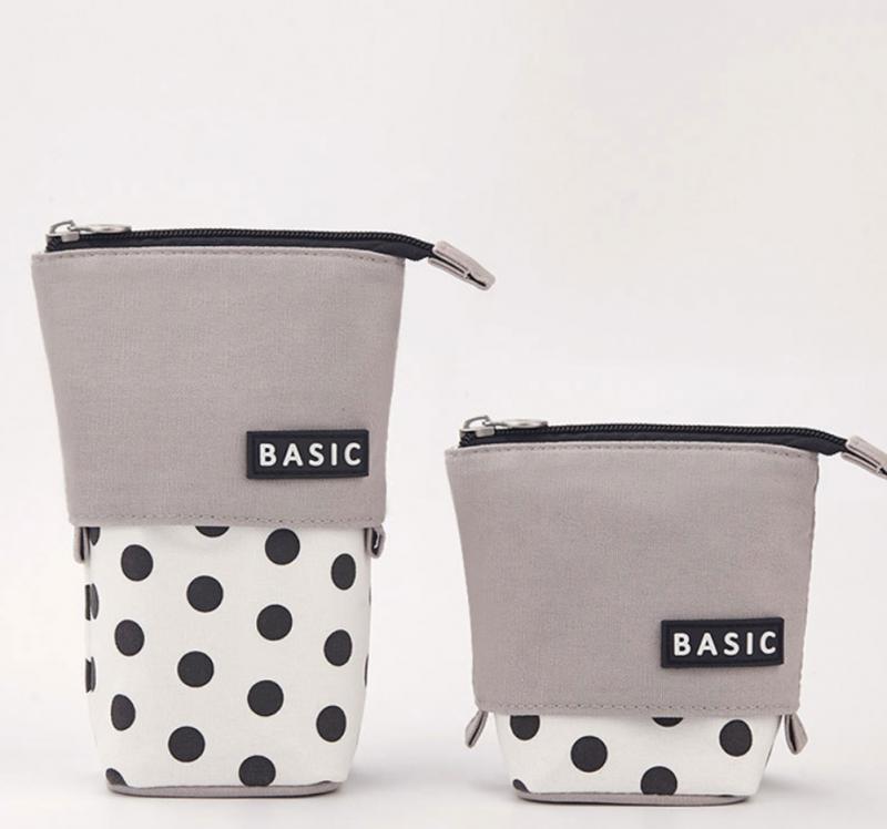 Милый пенал вертикальный держатель для карандашей выдвижной пенал для макияжа с кавайным улыбающимся лицом пенал бесплатная забавная ручка с подписью