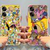Soft Phone Cover Case for Xiaomi Poco X3 Pro X3 NFC Cartoon Simpsons