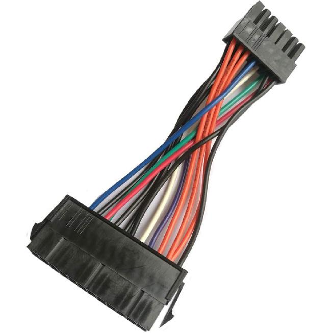 ZLKSKER 24 Pin to 14 Pin Power Supply Cable 4 Inches, 18AWG ATX PSU Main Power Adapter Cord for Lenovo IBM Dell A75 B75 Q75 Q77, Plug and Play