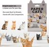 50 шт. DIY Оригами Бумага Кошки Собаки Набор Сложите Своего Собственного Животного Поделка Веселье Ручная Работа Искусство Поделка Складная Бумага Милый 3D Настольный Декор Игрушка