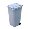 1pcs Mini Trash Can Plastic Waste Bins with Lid Small Scissors Pencil Storage Holder Wheelie Dustbin Storage