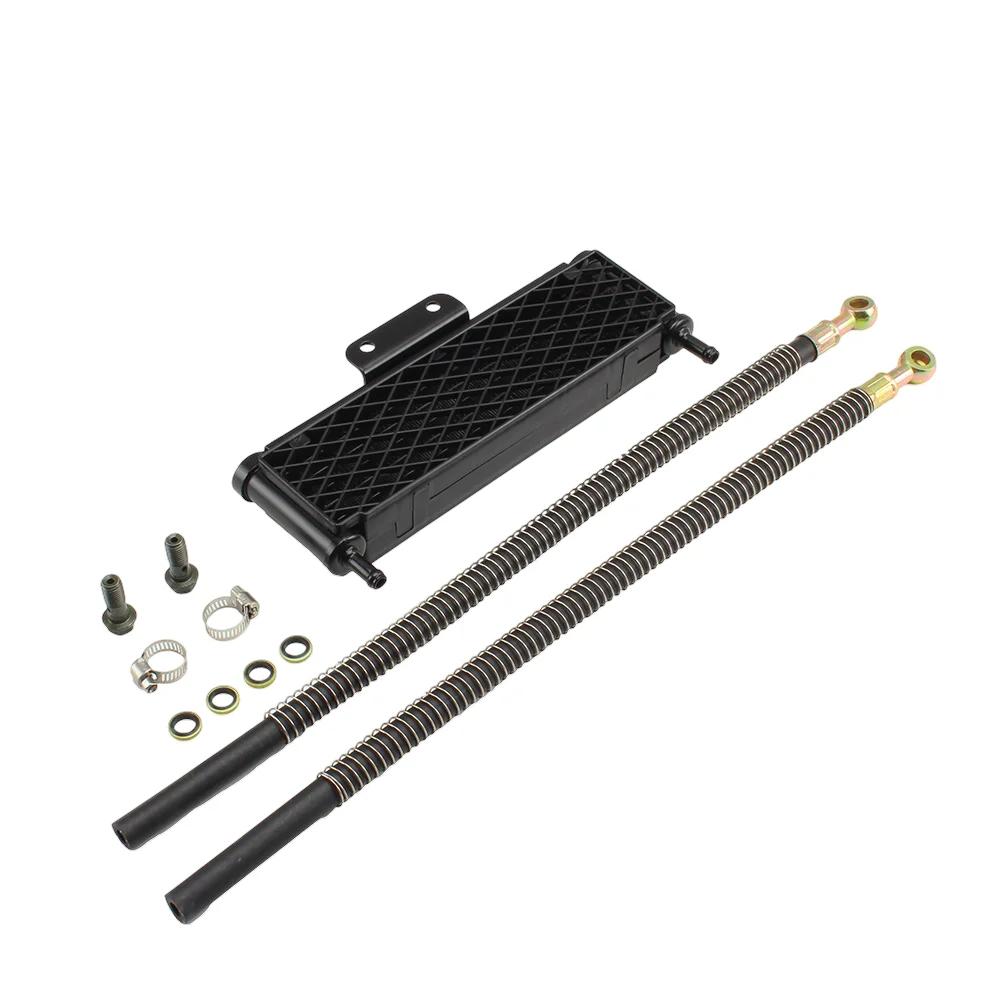 Motorcycle Oil Cooler Kit Water Cooler Universal for Kawasaki Honda Suzuki Engine Mini Moto Pit Dirt Bike Motorcycle Radiator