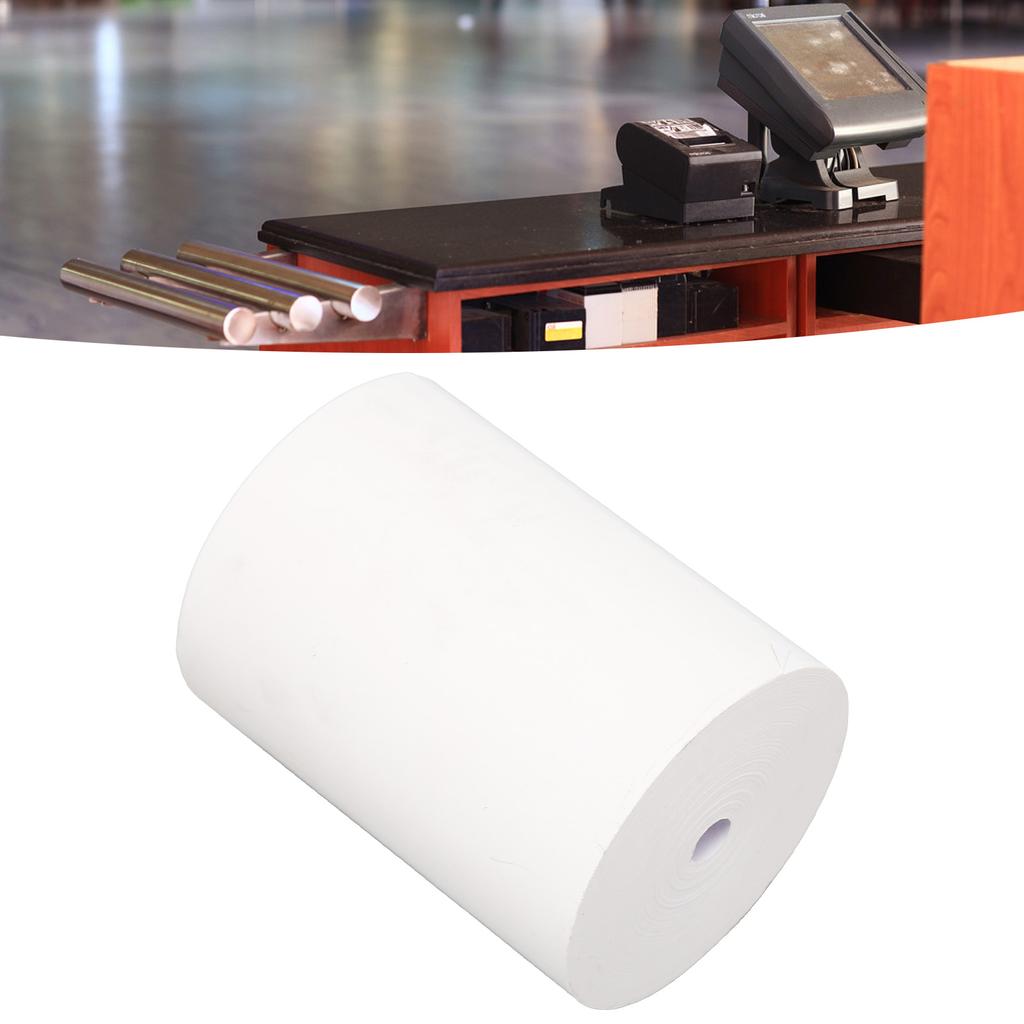 25 рулонов термобумаги для печати 80 мм - 60 мм, сглаживание, нужный размер, яркие белые рулоны термобумаги