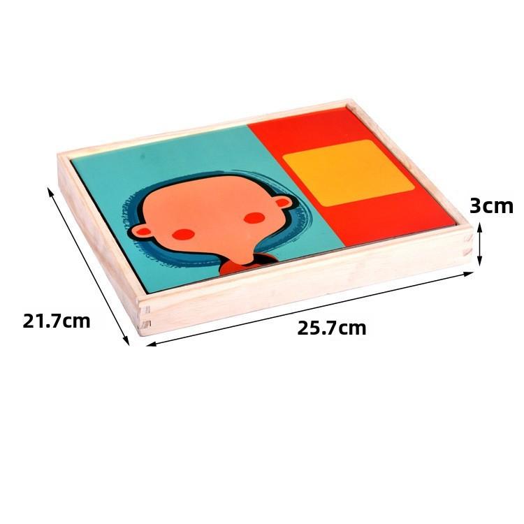 Wooden Jigsaw Puzzle For Toddlers With Magnetic Features For Early Learning And Skill Development