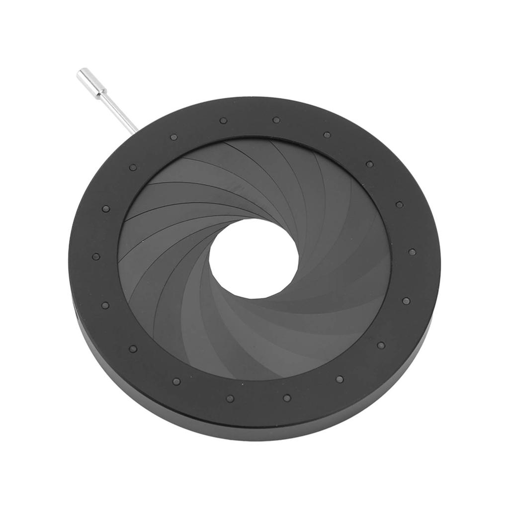 Aperture Diaphragm Aluminium Alloy Handle Adjustment Mechanical Iris Aperture Diaphragm for Microscope